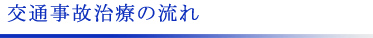 交通事故治療の流れ